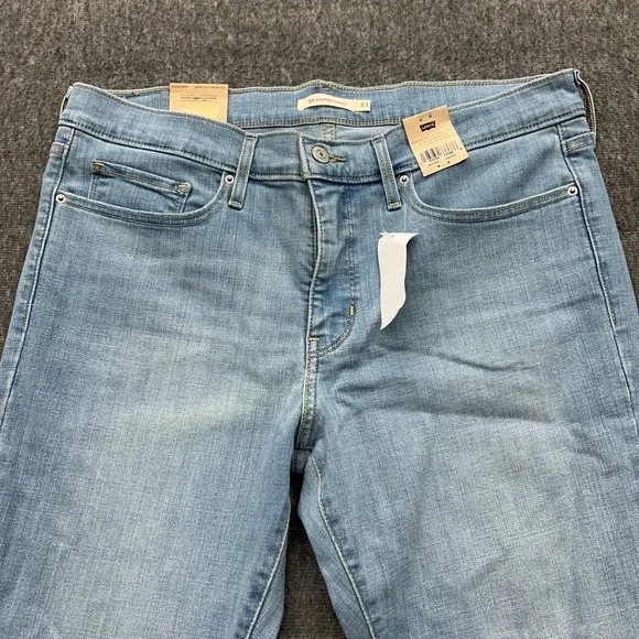 Levi's 311 Shaping Skinny Jeans Womens Size 33x30 16 Short Blue Light Wash - Picture 4 of 13
